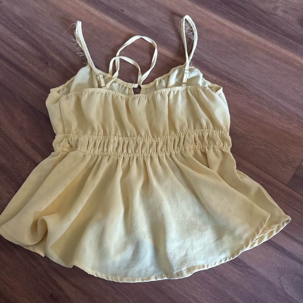 Mine Light Yellow Tank Top